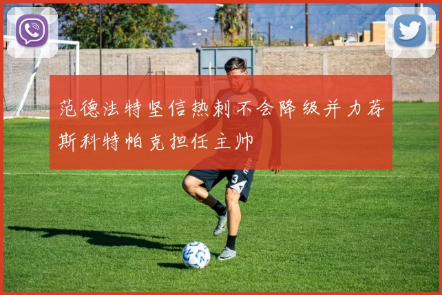 范德法特坚信热刺不会降级并力荐斯科特帕克担任主帅