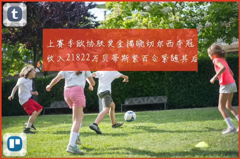 上赛季欧协联奖金揭晓切尔西夺冠收入21822万贝蒂斯紫百合紧随其后